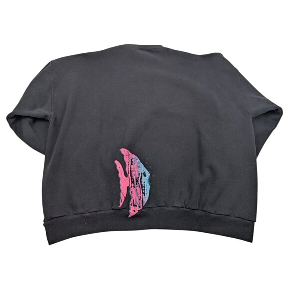 Vintage Ft. Myers Beach Florida Fish Crewneck Sweatshirt, Size 2XL, Double Sided - Picture 6 of 13
